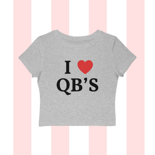 I Love Quarterbacks Baby Tee