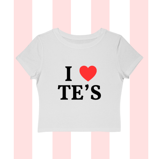 I Love Tight Ends Baby Tee